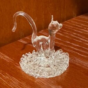 Vintage Blown Glass Cat